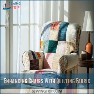 Enhancing Chairs With Quilting Fabric