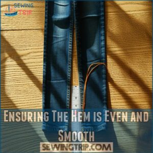 Ensuring The Hem is Even and Smooth