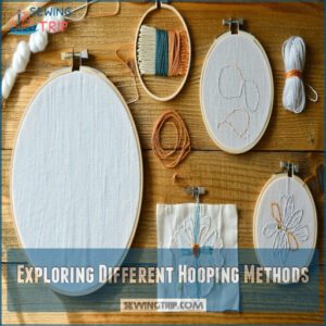 Exploring Different Hooping Methods