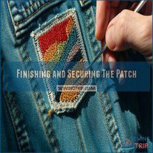 Finishing and Securing The Patch