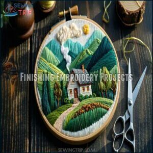 Finishing Embroidery Projects Finishing Embroidery Projects