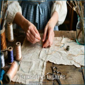 Fixing Seams and Hems Fixing Seams and Hems