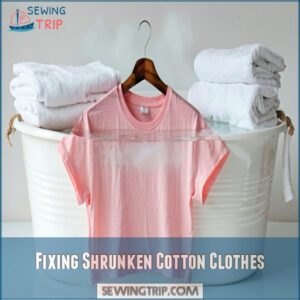 Fixing Shrunken Cotton Clothes