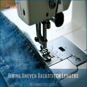 Fixing Uneven Backstitch Lengths