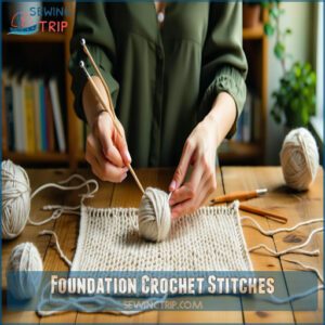 Foundation Crochet Stitches