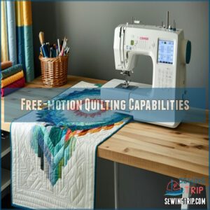 Free-motion Quilting Capabilities