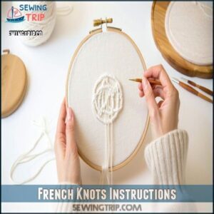 French Knots Instructions