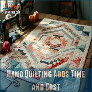 Hand Quilting Adds Time and Cost