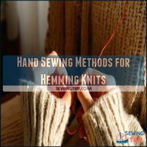 Hand Sewing Methods for Hemming Knits