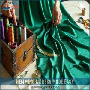 Hemming a Dress Made Easy