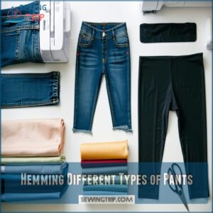 Hemming Different Types of Pants