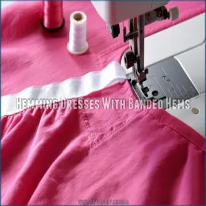 Hemming Dresses With Banded Hems