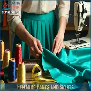 Hemming Pants and Skirts