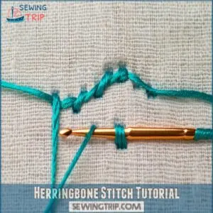 Herringbone Stitch Tutorial