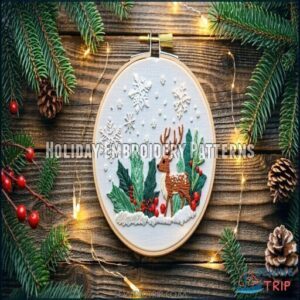 Holiday Embroidery Patterns