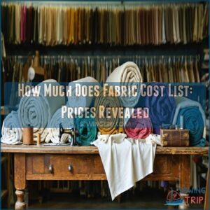 how much does fabric cost list