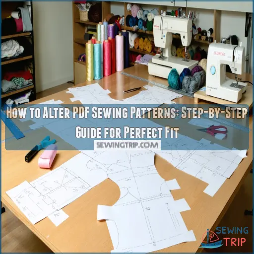 how to alter pdf sewing patterns