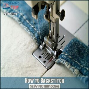 How to Backstitch