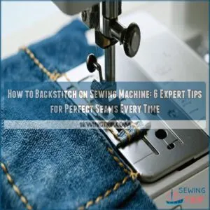 how to backstitch on sewing machine