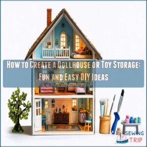 how to create a dollhouse or toy storage