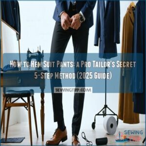 how to hem suit pants