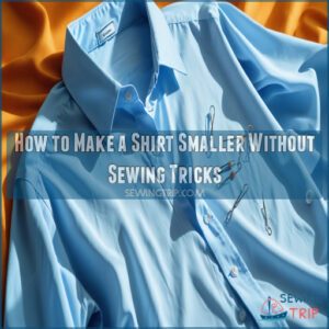 how to make a shirt smaller without sewing