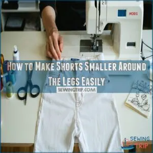 how to make shorts smaller around the legs