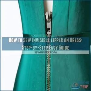 how to sew invisible zipper on dress