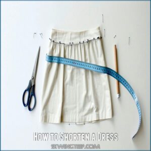 How to Shorten a Dress