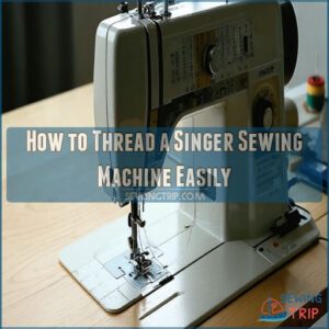 how to thread a singer sewing machine