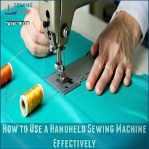 How to Use a Handheld Sewing Machine Effectively