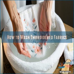 How to Wash Embroidered Fabrics