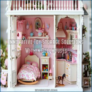 Innovative Toy Storage Solutions Within Dollhouses