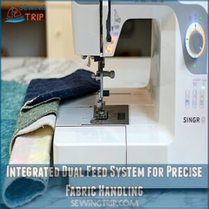 Integrated Dual Feed System for Precise Fabric Handling