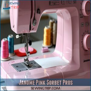 Janome Pink Sorbet Pros