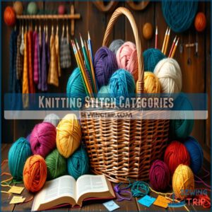 Knitting Stitch Categories