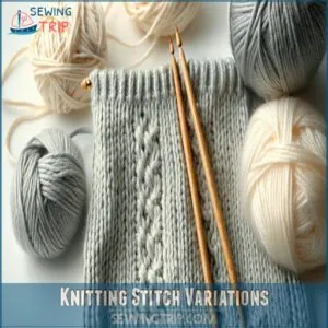 Knitting Stitch Variations