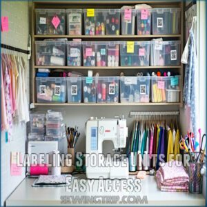 Labeling Storage Units for Easy Access