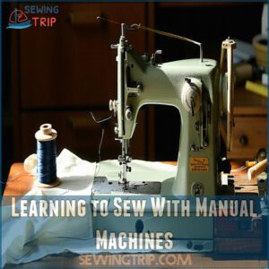 Learning to Sew With Manual Machines