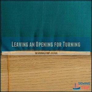 Leaving an Opening for Turning