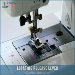 Locating Release Lever