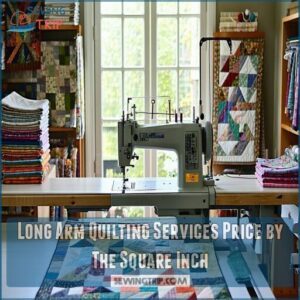 Long Arm Quilting Services Price by The Square Inch