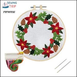 Louise Maelys Christmas Embroidery Kit