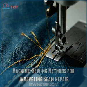 Machine-Sewing Methods for Unraveling Seam Repair