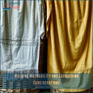 Machine Washability and Laundering Considerations