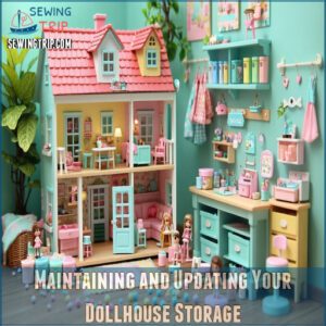 Maintaining and Updating Your Dollhouse Storage