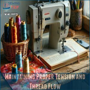 Maintaining Proper Tension and Thread Flow Maintaining Proper Tension and Thread Flow