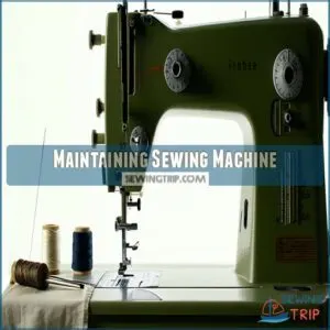 Maintaining Sewing Machine