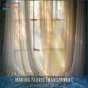 Making Fabric Transparent