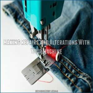 Making Repairs and Alterations With Your Machine